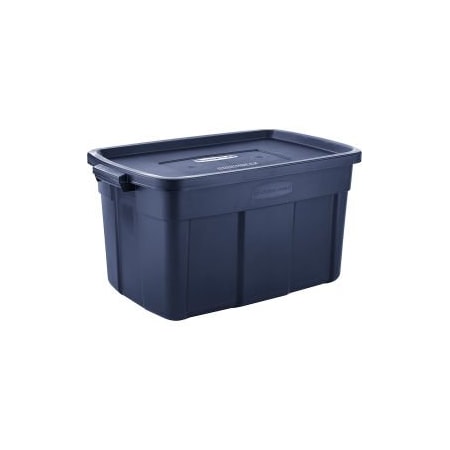 Storage Tote, 31 gal, 32-5/16 in L x 20-3/8 W x 16-11/16 in H, Dark Indigo Metallic, 6 PK